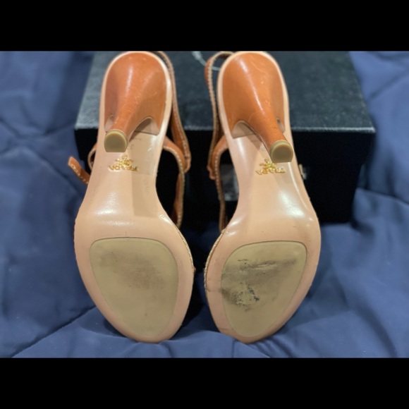 Prada “Antic” Strappy Leather Heels - Picture 4 of 4